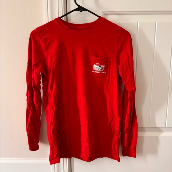 Vineyard Vines Red Long Sleeve Tee - Picture 2 of 5